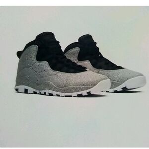 Jordan Black and Gray Men's Sweater